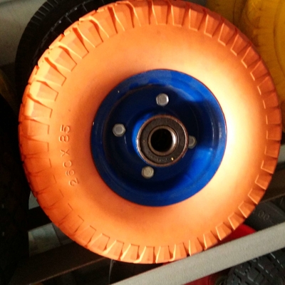 Roller Bearing 4 Inch Solid Rubber Wheels 260x85 Untuk Kastor Tugas Berat